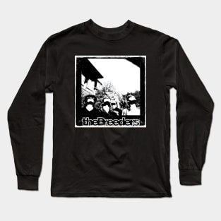 The breeders black white art design Long Sleeve T-Shirt